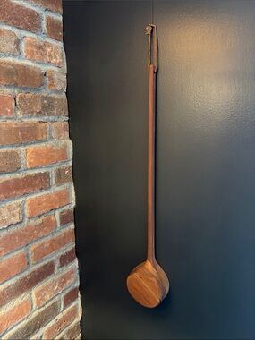 Large Handcrafted Wooden Ladle Wallace Shiffler